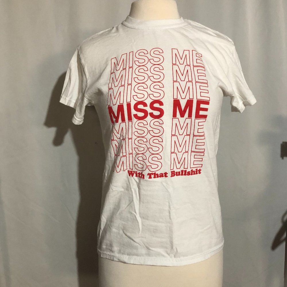 Peach Beast "Miss Me" White T-shirt